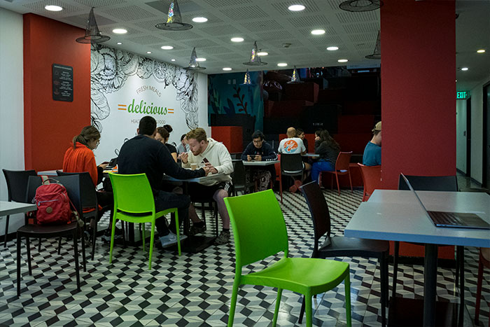 Restaurante de la residencia universitaria Chapinero, Bogotá