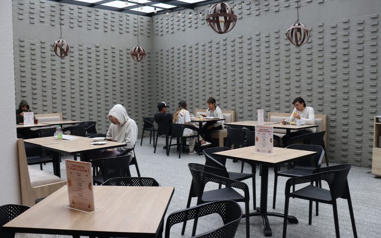 Vista de la residencia universitaria en Centro Internacional, Bogotá