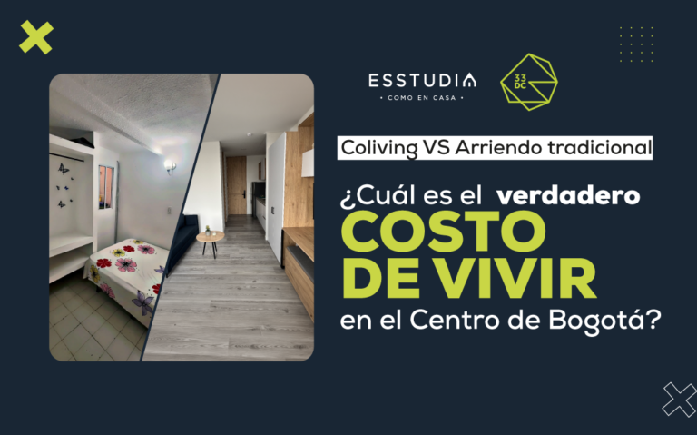 Coliving vs. Arriendo tradicional: ¿Cuál es el verdadero costo de vivir en el Centro de Bogotá?